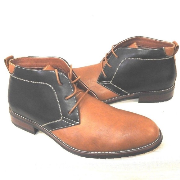 two tone chukka boots